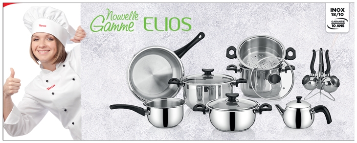 Tem Casserole 16 cm- Elios - Inox 18/10