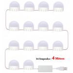 Sans Marque Kit 10 Ampoules Autocollants de Coiffeuse - LED - 5.10 mètres à  prix pas cher