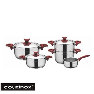 Batterie de cuisine inox 18/10 hascevher 26 pièces