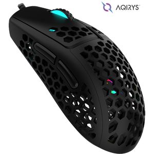 AQIRYS Souris Gamer Polaris White - Double mode (Sans Fil/Filaire) 16000PPP  - RGB Blanc à prix pas cher