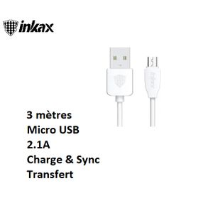 TECHGATE - Accessoires - CHARGEUR INKAX CD-109-USB-20W+CABLE IPHONE 