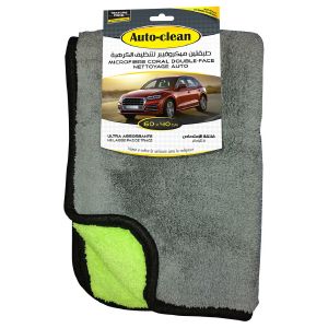 Dar-clean Gant microfibre - Nettoyage auto - Gris & vert à prix