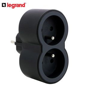 Legrand Multiprise Rotatif 4 ports - 1,5 mètre - Attachable - Avec