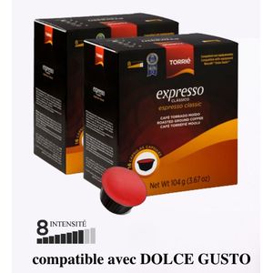 Expresso Italia Boite de 16 capsules Chocolat - compatible Dolce Gusto. à  prix pas cher