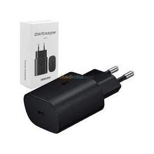 SAMSUNG Chargeur USB-C Super Fast Charging 25 W Noir (EP-TA800NBEGEU)