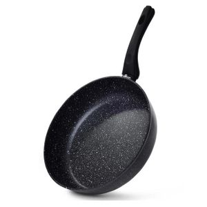 POLOCHEF Poêle Granite à pancakes 28cm - Crêpière Crêpe Smile Face