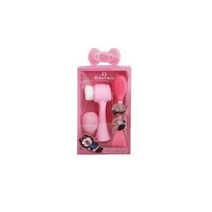 Brosse de nettoyage double face, brosse de nettoyage en silicone, brosse de  nettoyage 2 en 1 manuelle brosse de nettoyage à double action (rose)