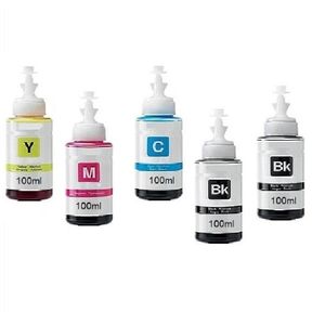 Refill Ink Printer Pack de 5 bouteilles d'encre compatible CANON - G2411  G1800 G3000 G2100 à prix pas cher