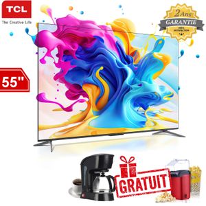 TV TCL UHD 4K 50 QLED C645 SMART ANDROID à bas prix | Electro Tounes