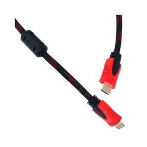 Câble Hdmi - Noir rouge - Blindé - 5 Mètres prix tunisie 