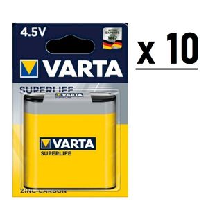 Varta Superlife – Pile (3R12, 4.5 V) Couleur Jaune 