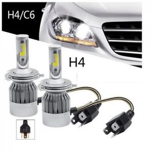 Jeu d'ampoules LED pour voiture avec douille H13, COB LED