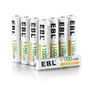 EBL Chargeur de Piles AA/AAA 8 Slots- avec 16PCS AA Piles Rechargeables  2800m