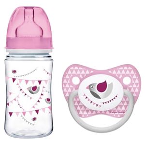 canpol babies tasse anti éclaboussure rose avec paille 270 ml - Tunisie Para