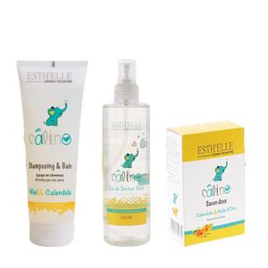 trousseaux et cadeaux bébé, ESTHELLE CALINO COFFRET BEBE