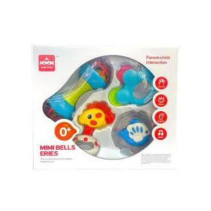 Hochet - Jouets éducatifs pour bébé 8 pcs 3m+ - Mimie Bells Eries