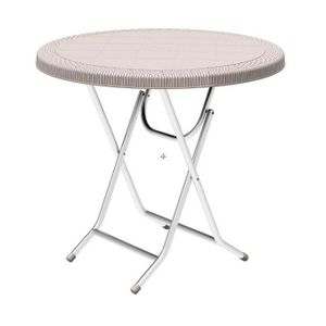 table cuisine pliante avec 4 chaises pas cher Tunisie - Mondeco