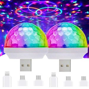 Boule disco avec lecteur mp3 - lecteur USB Lampe disco LED - Boule