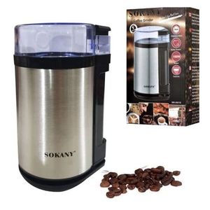 SOKANY 500W Électrique moulin à café, Réservoir à Grains 300g