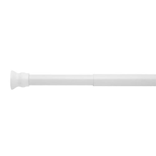 Orange85 Barre de douche extensible blanc 140-260 cm aluminium Accessoires  de