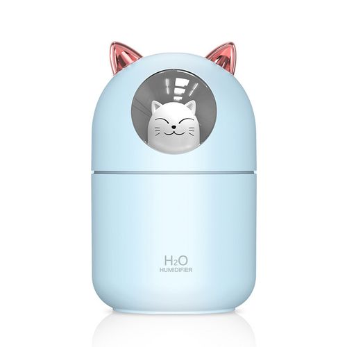 Sans Marque Humidificateur d'air portatif rechargeable USB 300 ml - A brume  fraiche - Bleu à prix pas cher