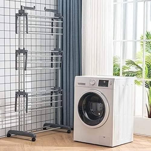 Perilla Séchoir à linge 3 étages, mobile-Séche linges -pliable à prix pas  cher