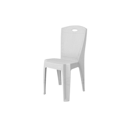Slide  #2 Sotufab Lot de 6 chaises Plastique-L'avenues- & une Table Plastique - Harmony - Blanc