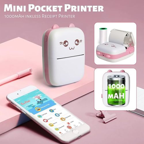 Mini imprimante portable multifonction photo pour téléphone