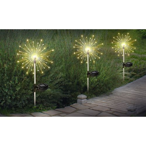 Generic Pack de 2 Lampe Solaire Exterieur Jardin - 8 Modes D'éclairage à  prix pas cher