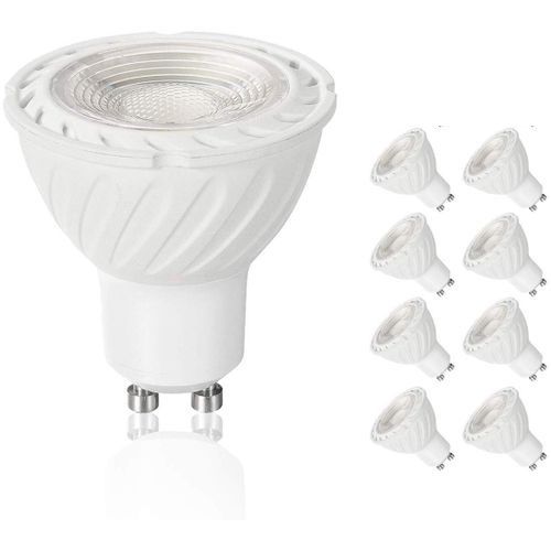 Sans Marque Pack de 8 Lampes LED - GU10 - Blanc Froid à prix pas cher