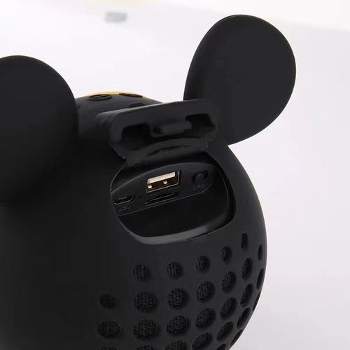 Slide  #5 Mickey Mouse Speaker Bluetooth Disney Minnie mouse Cartoon - Son cristallin - Mic - Radio FM