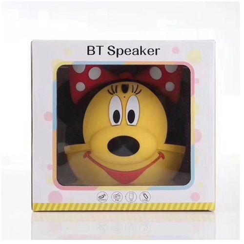 Slide  #6 Mickey Mouse Speaker Bluetooth Disney Minnie mouse Cartoon - Son cristallin - Mic - Radio FM