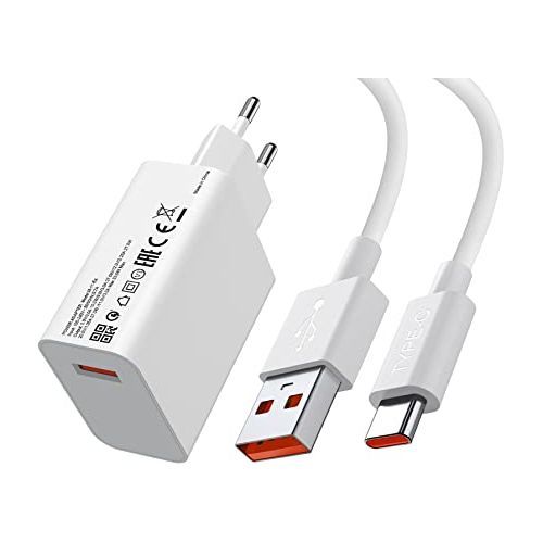 Chargeur Xiaomi rapide 18W - QC 3.0 - câble USB Type-C