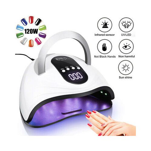 sun lampe UV/LED - 120W - Sèche Ongles - Blanc à prix pas cher