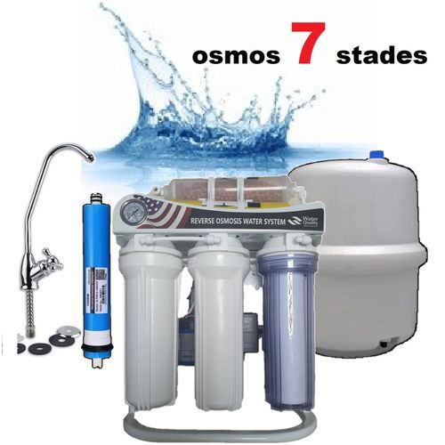 Osmosis Osmoseur inverse en 7 étapes avec filtre de