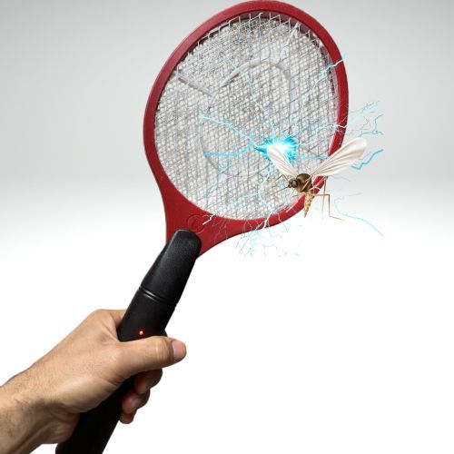 10x Tapettes à moustique électrique raquette électrique insectes