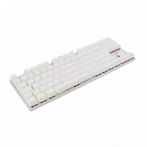 Slide  #1 white shark Clavier gaming Mécanique COMMANDOS CRNA GK-2106 Interrupteur Rouge - Blanc