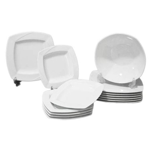 Rak Porcelain Plats de Service de table avec Saladier - 13 pièces - Blanc -  Porcelaine à prix pas cher
