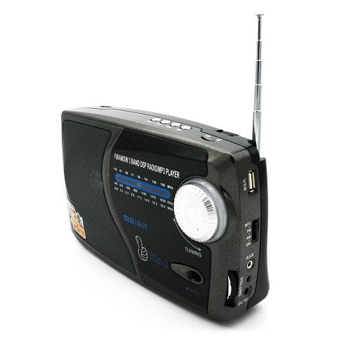 Sans Marque Radio portable avec batterie - MP3, USB, microSD, AM/FM/SW3 à  prix pas cher