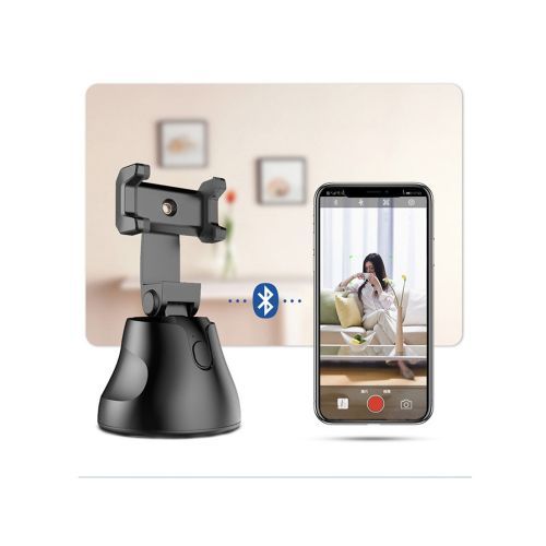 Support pour téléphone portable Live Selfie 3366 sur trépied pour appareil  photo reflex numérique Support de lumière intense avec retardateur (Argent)