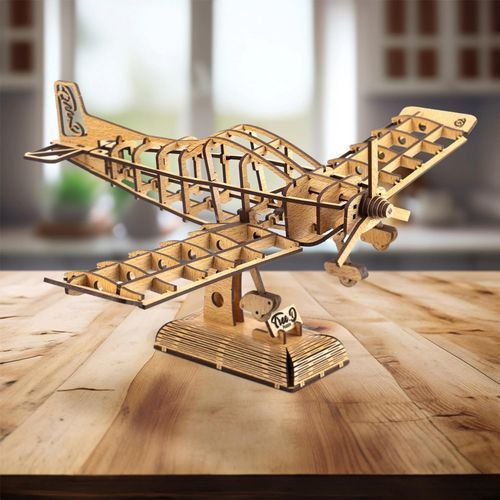 Tree D Puzzle Aeroplan Z242- Kit de Maquette d'avion en Bois