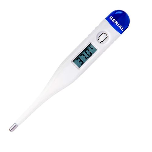 Genial Thermomètre médical digital - Alarme & Mémoire - Blanc à prix pas  cher