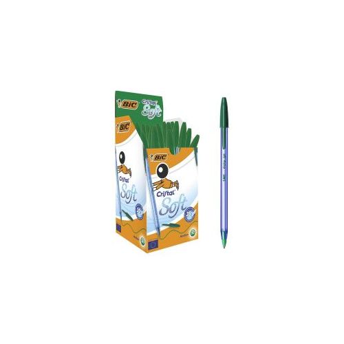 STYLO BIC CRISTAL VERT POINTE MOYENNE