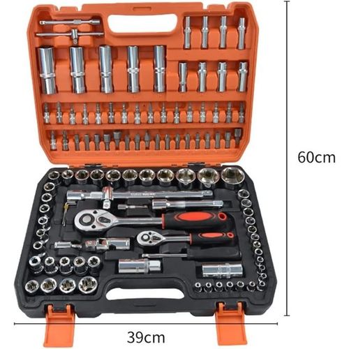 Ingco COFFRET D'OUTILS + ACCESSOIRES SET DE 108 PCS - Prix pas cher