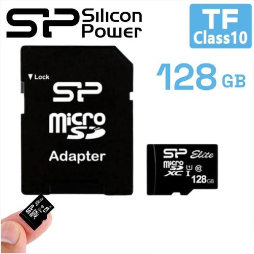 Silicon Power Carte Mémoire Micro SDXC - UHS-I Classe 10 - 128Go à prix pas  cher