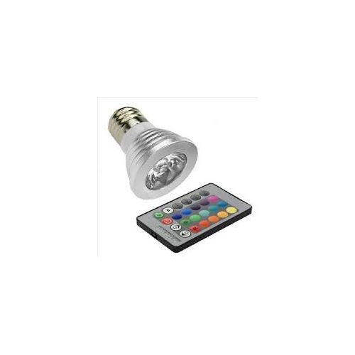 Lampe LED - RGB - Avec commande - 220v - E27