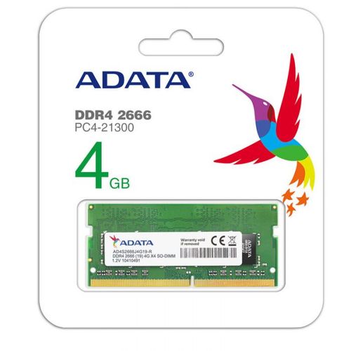 Adata BARETTE MEMOIRE 4G DDR4 image 0