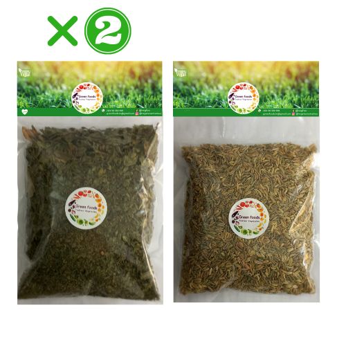 Greenfood Pack 2 Menthes sèches + Fenouil 150 Gr image 0