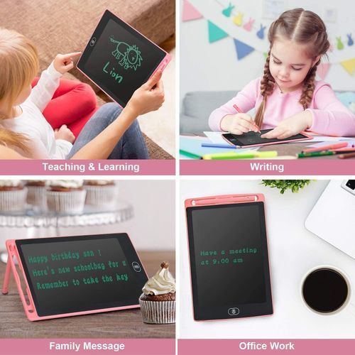 Kids Tablets Tablette d'écriture créative LCD 8.5 Pouces - Jouet éducatif  pour Enfant - Rose à prix pas cher