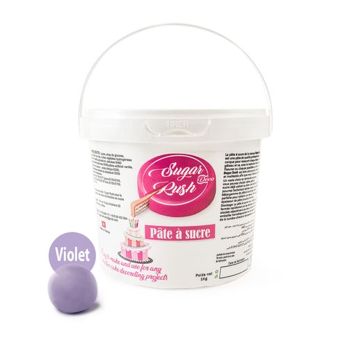 Sugar Rush Pâte à sucre - Violet - 1 kg prix tunisie 